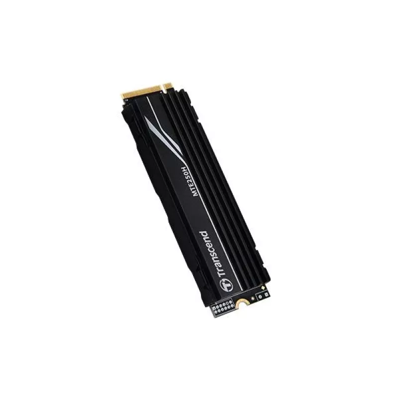 Unidade SSD Transcend 1 TB M.2 2280 PCIe Gen4x4 NVMe com DRAM e dissipador de calor metálico