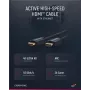 Cabo HDMI ClickTronic 39085 20 m HDMI Type-A (standard) preto (39085)