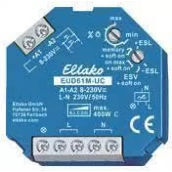 ELTAKO interruptor dimmer universal 500W EUD61MUC caixa multifunções montagem encastrada 8-230V EUD61MUC (61100903)