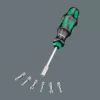 Wera Conjunto de 6 peças KK28 Kraftform compacto com pontas e chaves de fendas