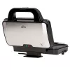 Sanduicheira Adler AD 3043, 1300 W, placas antiaderentes, 2 sanduíches, superfície de cozedura 285 × 152 mm, preta