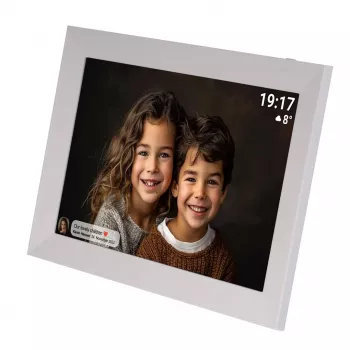 Denver PFF-1012 moldura digital branco 25,6 cm (10.1) ecrã tátil Wi-Fi