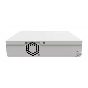 Switch L3 gerido MikroTik CRS310-8G+2S+IN — 8× 2.5G RJ-45, 2× SFP+, PoE, montagem em rack 1U, branco