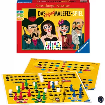 O jogo original Malefiz, jogo de tabuleiro