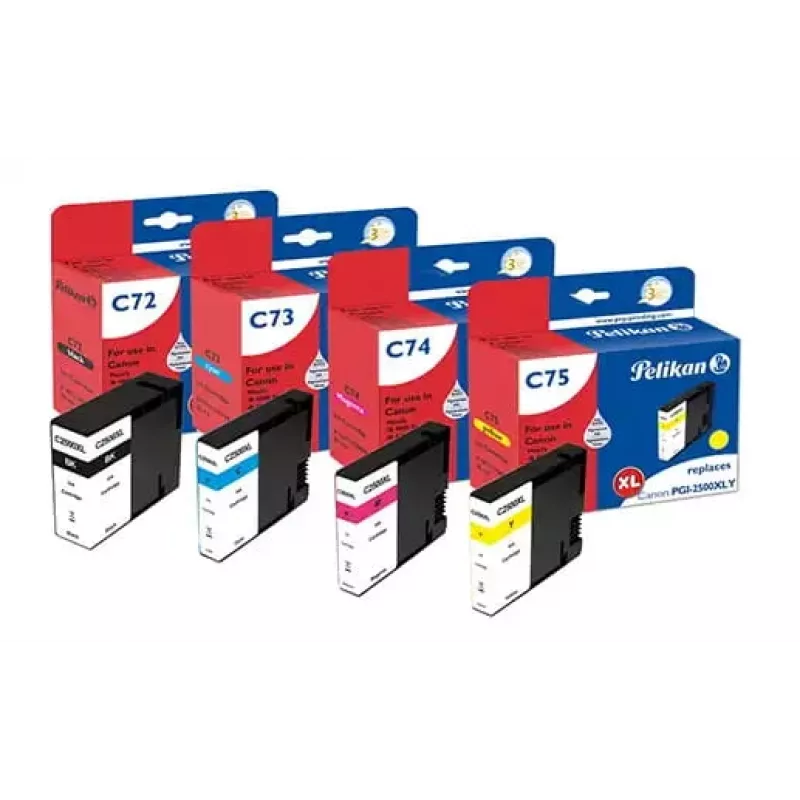 Pelikan Tinta para Canon PGI2500 BKCMY Amarelo 4950680