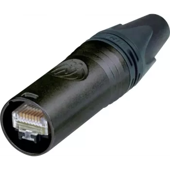 Conector Neutrik RJ45 etherCON CAT6 A, reto polos: 8P8C NE8MX6-B preto NE8MX6-B 1 unid. (NE8MX6-B)