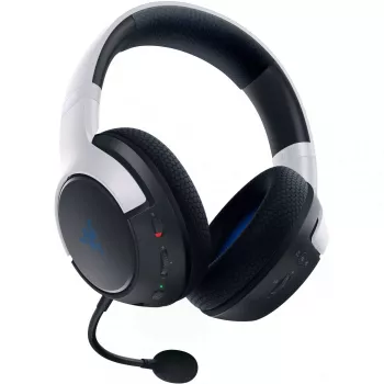 Headset Razer Kaira HyperSpeed sem fios arco de cabeça gaming USB Type-C Bluetooth branco, preto