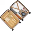 Mala de cabine Rivacase Clark ECO 8181 — mala de bagagem de mão compacta, preta
