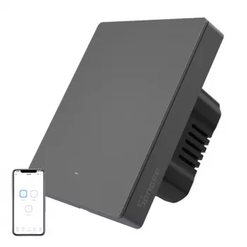 Interruptor de parede Sonoff M5-1C-80 Wi-Fi – interruptor inteligente unipolar para embutir, 1 canal