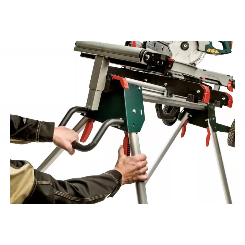 Suporte para serra de corte e esquadria Metabo 629005000 verde aço inoxidável 4 pernas