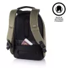 Mochila casual XD-Design Bobby Hero Small verde em pele PU