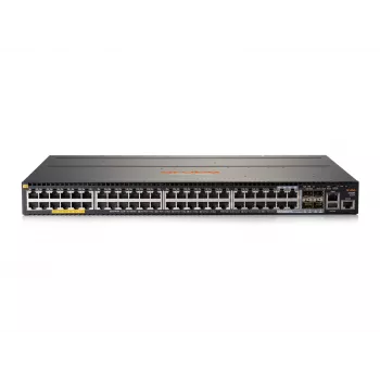 HPE Aruba Networking 2930M 48G POE+ 1-Slot - Switch - L3 - Gerido - 44 x 10/100/1000 (PoE+) + 4 x Combo Gigabit-SFP - montagem em rack - PoE+ - sem fonte de alimentação (1440 W)