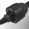 Adaptador de alimentação QOLTEC 53906 IEC 320 C14 para SCHUKO 16A 250V