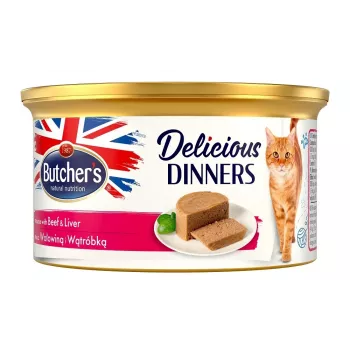 BUTCHER'S Classic Delicious Dinners vaca com fígado