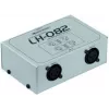 Isolador de linha estéreo para rack 19 polegadas Omnitronic LH-082 2 canais