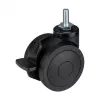 Rodas giratórias com travão OPLITE para GTR S8/S8 Elite preto retail (OP-CW)