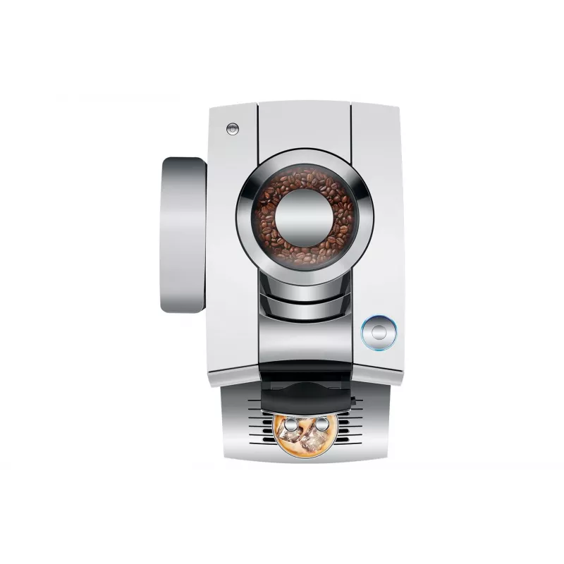 Máquina de café expresso automática JURA Z10 (EB) — depósito de água de 2,4 L, moinho integrado, 1450 W, alumínio/branco