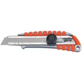 Cutter MAUL Professional Plus, 18 mm, zona de pega emborrachada lâmina de aço inoxidável (77618-09)