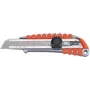 Cutter MAUL Professional Plus, 18 mm, zona de pega emborrachada lâmina de aço inoxidável (77618-09)