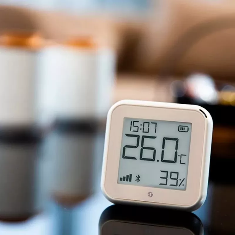 Sensor de temperatura e humidade Shelly Plus H&T Gen. 3 (marfim) - Shelly