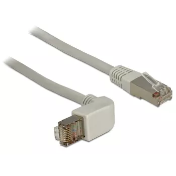 Cabo de rede DeLOCK 1 m Cat.5e RJ-45 S/FTP cinzento