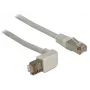 Cabo de rede DeLOCK 1 m Cat.5e RJ-45 S/FTP cinzento