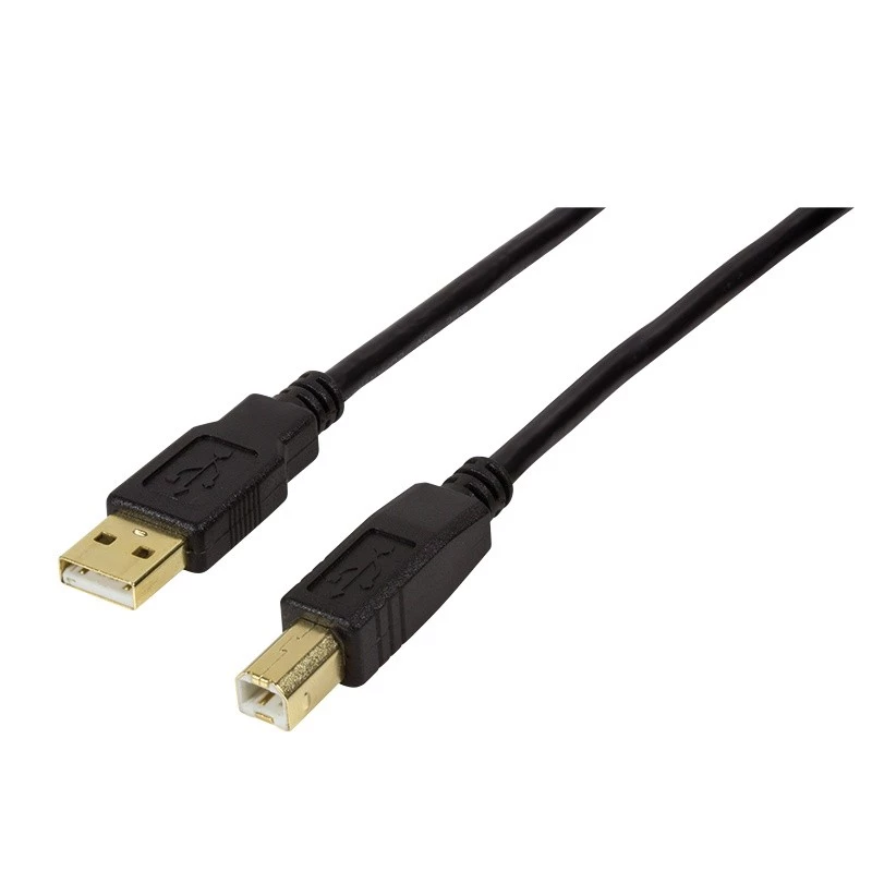 Cabo USB LogiLink UA0264 USB 2.0 10 m USB A USB B preto