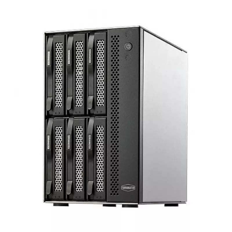 TerraMaster D6-320 conjunto de discos de secretária preto 6 unidades HDD SSD
