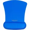 Tapete de rato ergonómico Delock com apoio de pulso azul 255 x 207 mm (12699)
