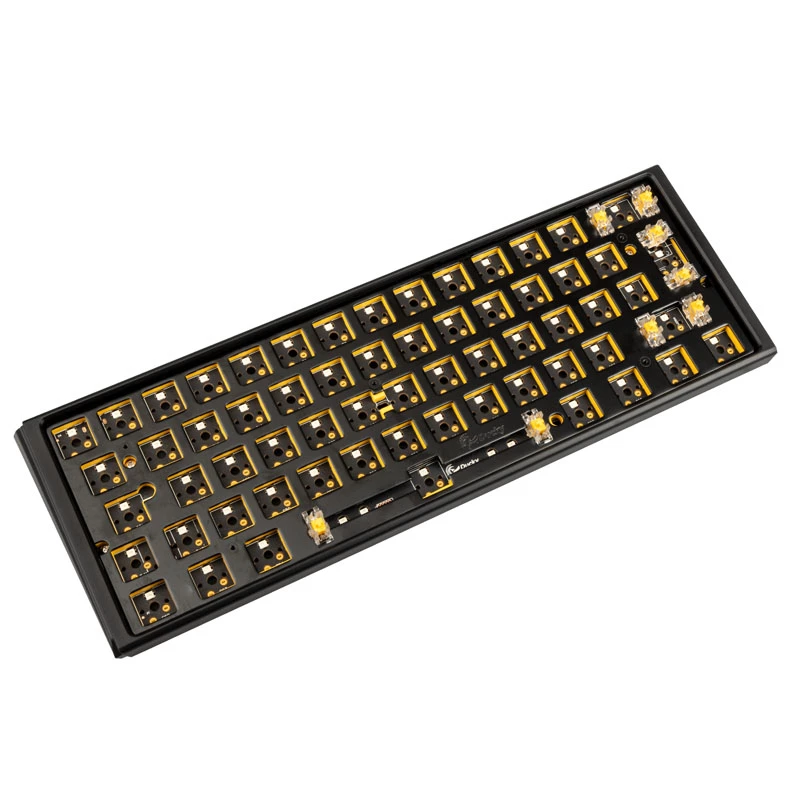Teclado Ducky One 3 Hot-Swap Barebone Mini Gaming USB Inglês Americano Preto