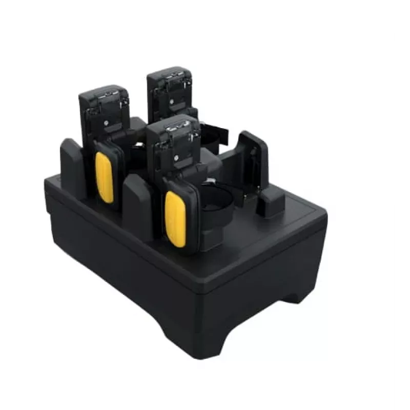 Carregador de bateria Zebra CRD-RS51-4SCHG-01 para leitor de códigos de barras, DC