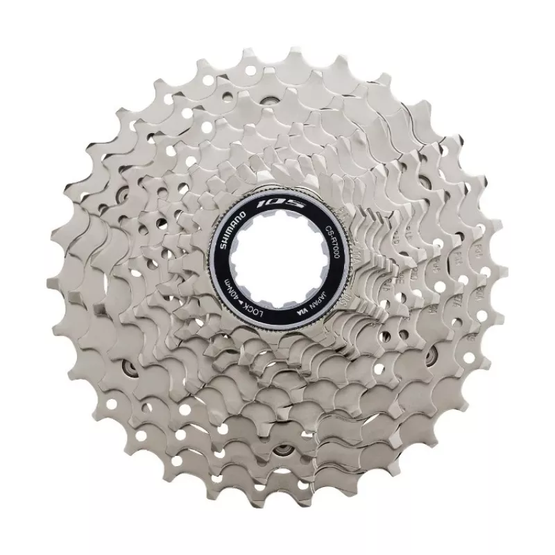 Cassete de bicicleta Shimano CS-R7000 aço 284 g