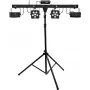 Conjunto de barra laser LED EUROLITE KLS PRO FX com tripés de altifalante M-4 sistema de iluminação