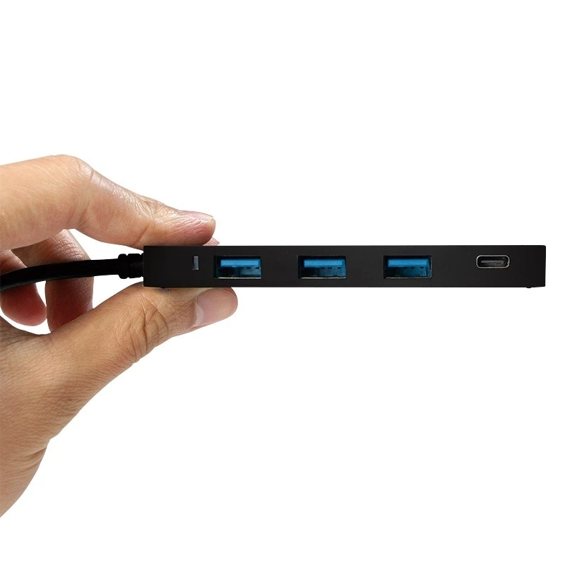 LogiLink UA0311 USB-C 3.2 Gen 2 Hub multiporta 4 Portas Preto
