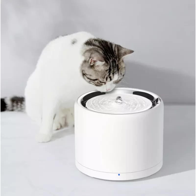 PETKIT Eversweet 3 Pro UVC bebedouro inteligente para animais, sem fios, 1,35 l, aço inoxidável, branco