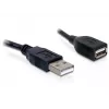 Cabo de extensão USB 2.0 DeLOCK 82457 0,15 m preto
