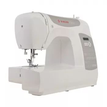 Máquina de costura computorizada SINGER C5205 Elétrica Cinzento Branco 1 passo