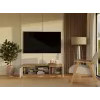 Móvel de TV MALWA 120, carvalho Artisan/caxemira