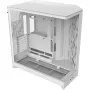Caixa de PC NZXT H9 Flow Midi Tower branca – ATX/EATX/Micro ATX/Mini-ITX, 3x140mm à frente, 1x120mm atrás, 2x3,5 polegadas e 6x2,5 polegadas baías, vidro temperado