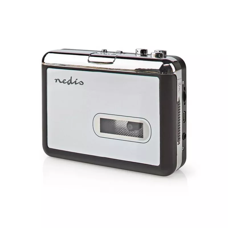 Conversor de cassetes Nedis ACGRU100GY USB / 3,5 mm USB/a pilhas Cinzento