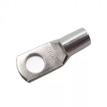 Terminal de anel crimpado, cobre, 10mm² para cabo, 10 unid.