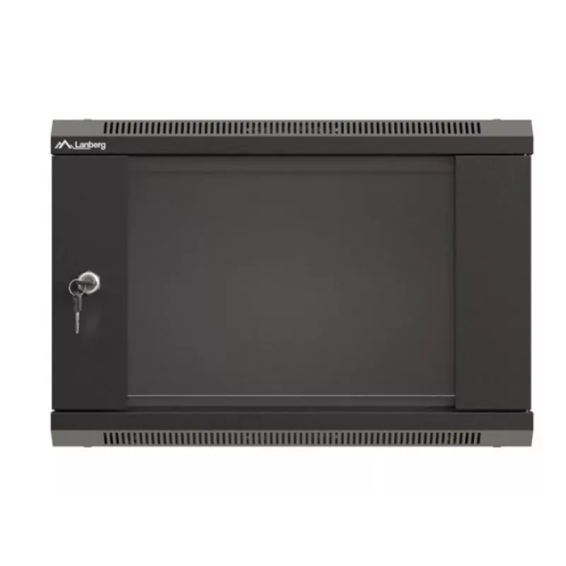 Armário rack de parede LANBERG WF03-5306-10B 6U, 60 kg, fechadura com chave, preto