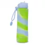 Garrafa de água cool pack Garrafa de água de silicone Z14770 600 ml menina azul
