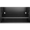 EXTRALINK LITE 6U 530X400 Armário de rack de parede preto com prateleira