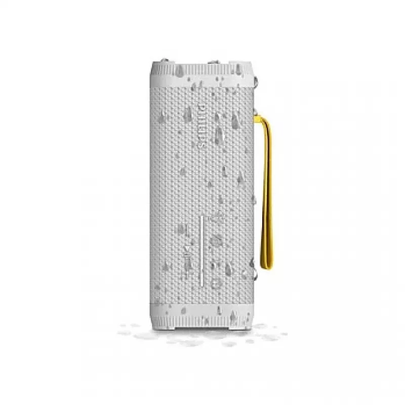 Sistema de altifalantes portátil 2.1 Philips TAS2000W/00 — 10 W RMS, Bluetooth, IPX5, branco