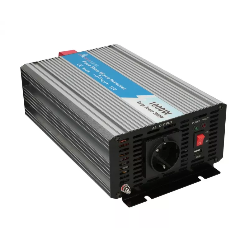 Conversor de tensão Extralink OPIP-1000W 12V 230V 1000W onda sinusoidal pura