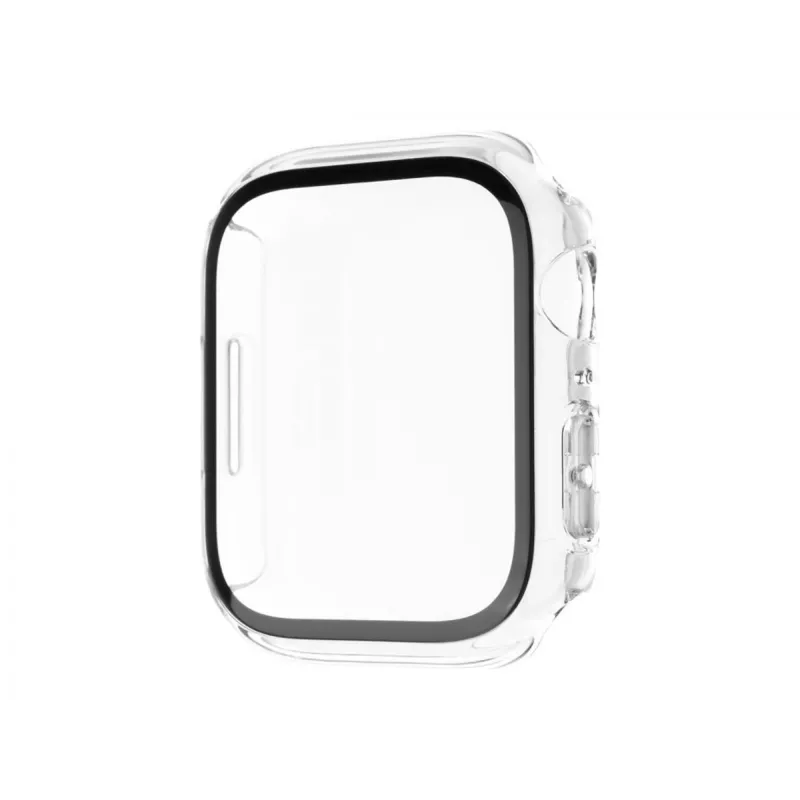 Fixed | Capa protetora Pure com vidro temperado para Apple Watch 10 42mm | Transparente