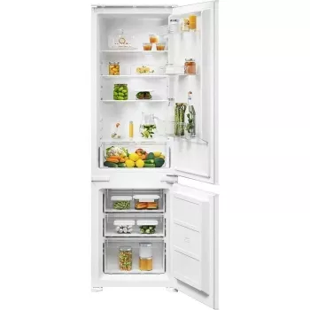 Combinado de encastrar Electrolux ENS3SE18S – aço inoxidável, congelador em cima, porta reversível, classe de eficiência energética E