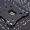 Backplate Alphacool 13071 aço inoxidável preto 90mm