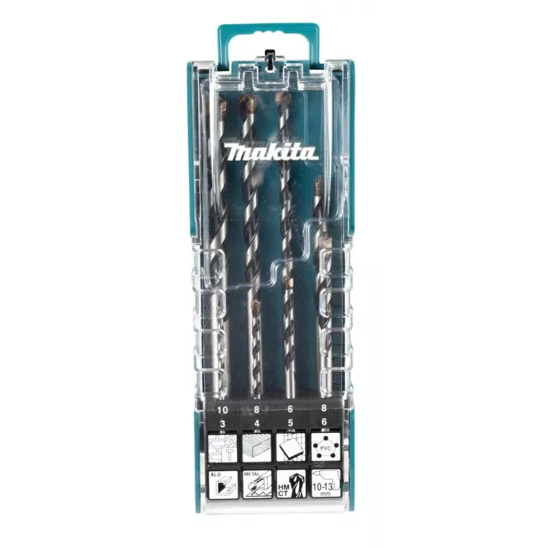 Conjunto de brocas universais MAKITA HM/CT 8 unid.
